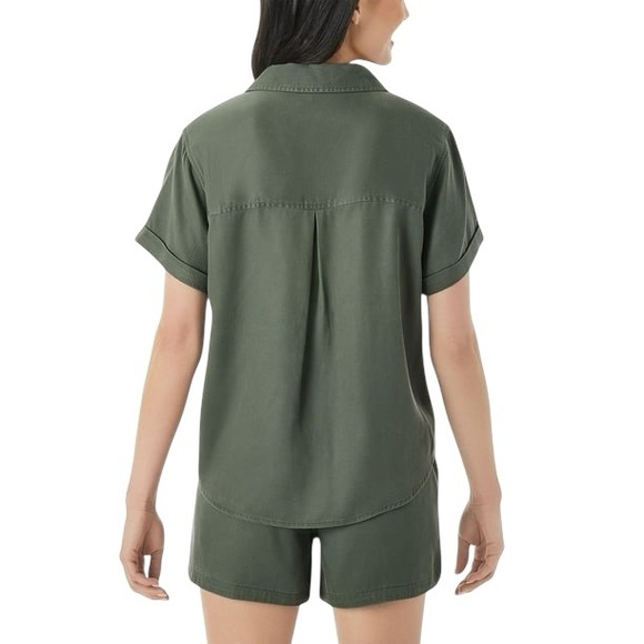 Member’s Mark Tencel Camp Shirt  Size Medium - Picture 2 of 4